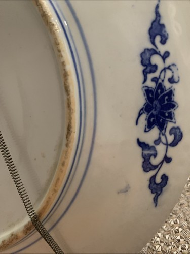 ANTIQUE ARITA WARE IMARI IGEZARA 13 1/2 Inches CHARGER - Picture 11 of 14