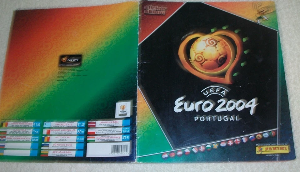 FOOTBALL: Album Panini UEFA EURO 2004 PORTUGAL, pas complet, bon état - Photo 1/4