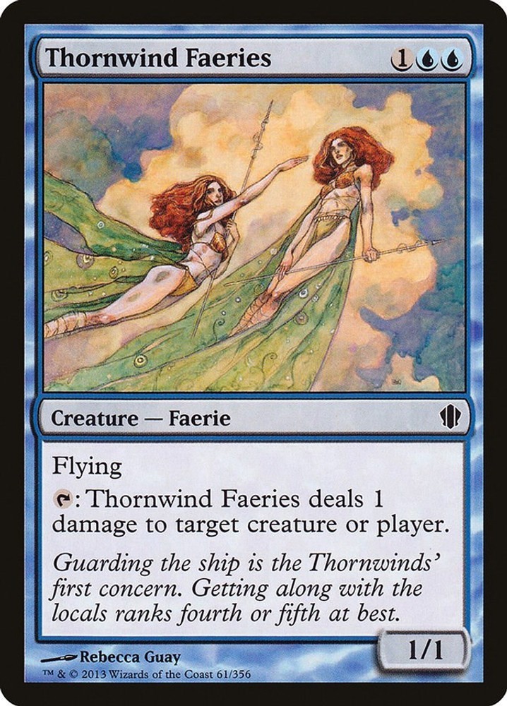 Thornwind Faeries #61 (LP) Commander 2013 (C13) MTG