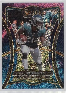2019 Panini Select Premier Level Cosmic Prizm Miles Sanders #102 Rookie RC