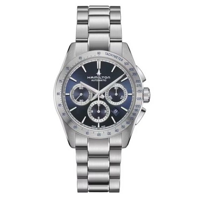 Hamilton Jazzmaster Performer Autochrono Silber Herren Armbanduhr H36616140