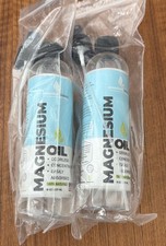 Magnesium Oil Spray 8 oz Odorless 100 Natural LOT OF 2. NEW/SEALED 