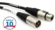 JUMPERZ JBM Blue Line Microphone Cable - 30 foot 10-pack 