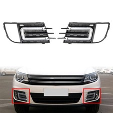 LED Tagfahrleuchten Tagfahrlicht Amber Weiß Indicator für VW Tiguan 2013 14-2016