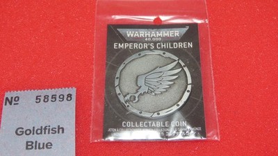 Games Workshop Warhammer 40k Emperor's Children Sammlermünze Neu in OVP New Sealed