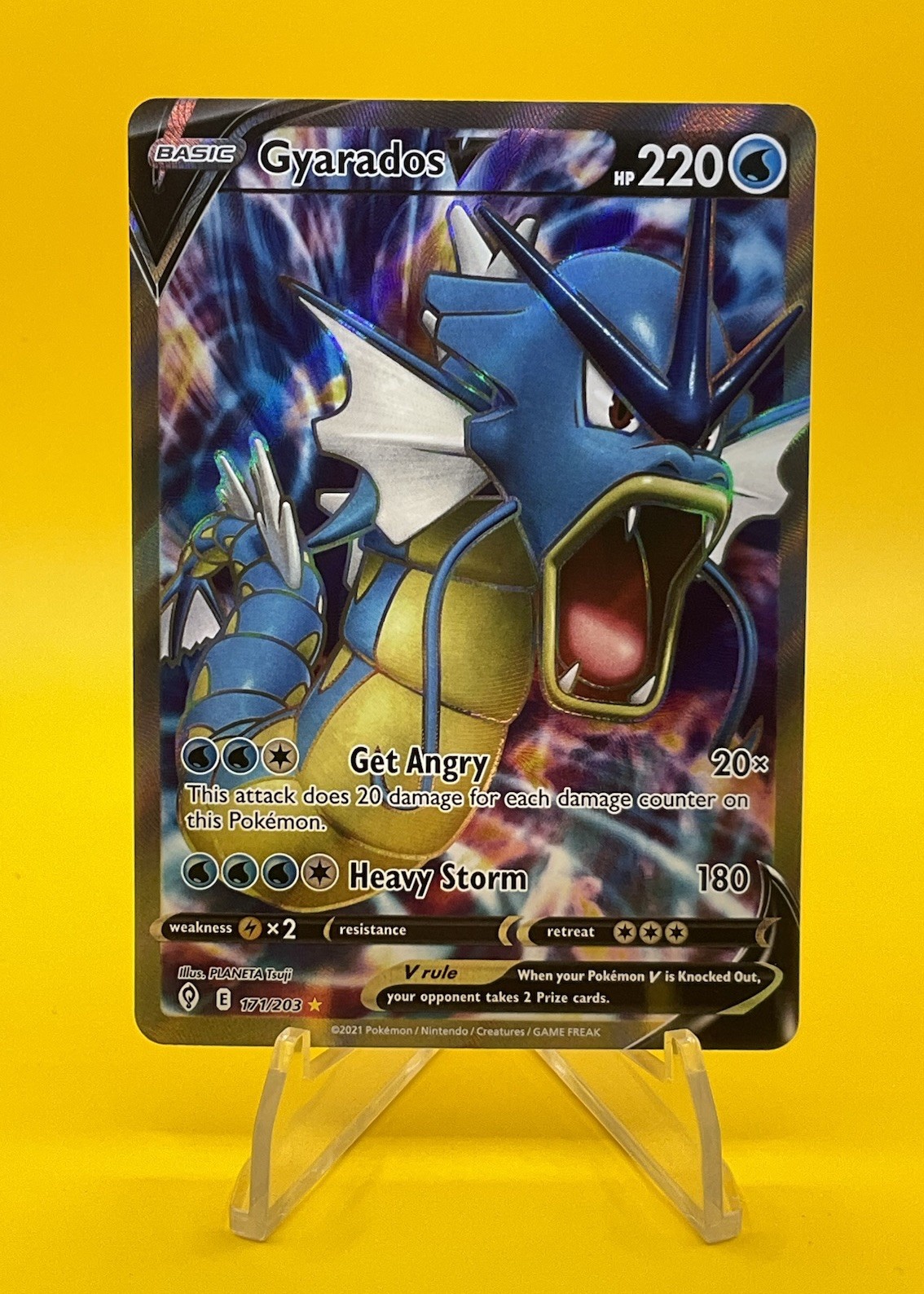 Gyarados V 171/203 Ultra Rare Evolving Skies Pokémon TCG (NM)