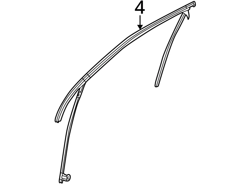 适合 2002 - 2007 年 SATURN VUE 通道 FRT S D WDO 22724515 - 全新原始设备制造商 22724515 — 第 3/3 张图片