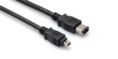 Hosa 1.5' Firewire 6 Pin to 4 Pin Computer DV Cable