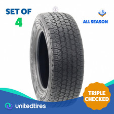 Set Of 4 Used 26560r18 Goodyear Wrangler All-terrain Adventure Kevlar 17txj