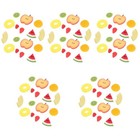  5 PCS Simulation Fruit Artificial Berries Pineapple Slices Raspberries