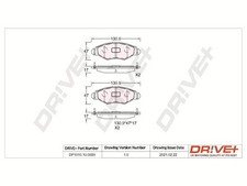 Dr!ve+ Bremsbeläge Bremsbelagsatz Vorderachse für Peugeot 206 Schrägheck 2A/C