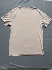 Vuori Strato Tech Crewneck Short Sleeve Shirt Mens Large Light Pink