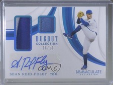 2019 Panini Immaculate Dugout Collection Prime 6/10 Sean Reid-Foley Auto 0w7