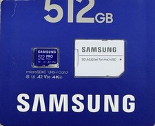 Samsung PRO Plus 512GB microSDXC Memory Card w/ SD Adapter (Brand New)