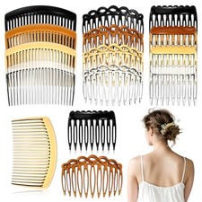 12 Pcs French Comb, Hair Side Comb Women Hair Comb Accessories Decorative Hair