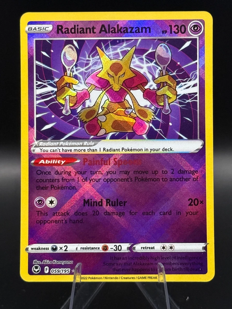 Radiant Alakazam Pokémon TCG Cards for sale