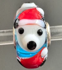 LAA Trollbeads UNIQUES Holiday Helper Christmas charm.