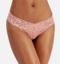 I.N.C. INTERNATIONAL CONCEPTS Lace Thong Lingerie Underwear Ash RosePICK SIZE XL