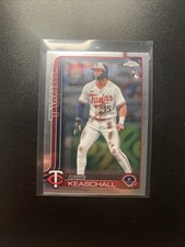 2025 Topps Chrome Update Luke Keaschall Rookie Base Card #USC106 MLB Twins