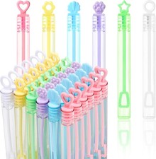 LOAVER 36 Pack Mini Bubble Wands Bulk for Kids,Assorted Pastel Rainbow...