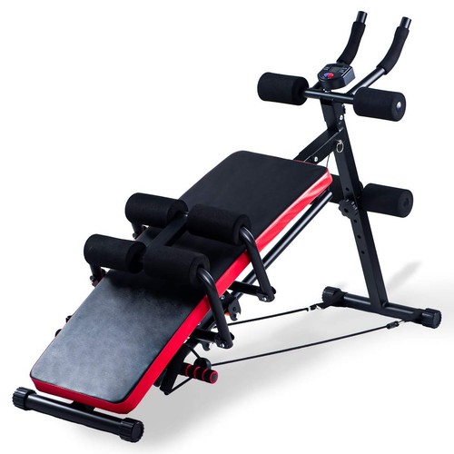 Ab Workout Machine,Core Abs Exercise Equipment for Home Gym,Adjustable Sit Up...