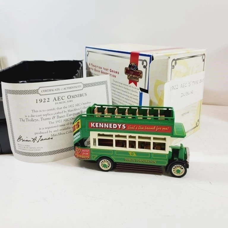 Matchbox W COA in Box Kennedy's Bus 1922 AEC Double Decker Irish Bus Dublin Corp - Image 2 of 4