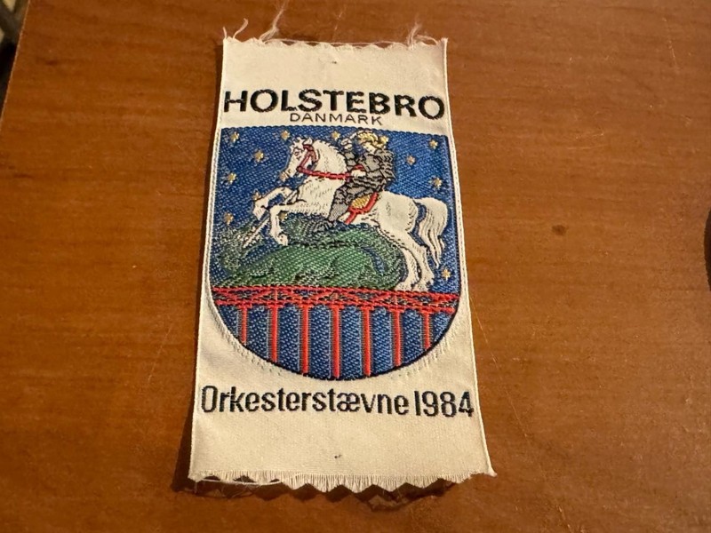 BSA, 1984 Orkesterstævne (Orchestra Festival) Patch, Holstebro, Denmark