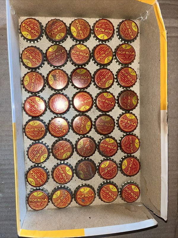 Vintage Pop Kola Bottle Caps Lot Of 45 #2