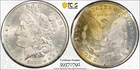 1878-CC Morgan Silver Dollar [PCGS GOLD SHIELD MS64] GOLDEN TONED GSA SOFT PACK!