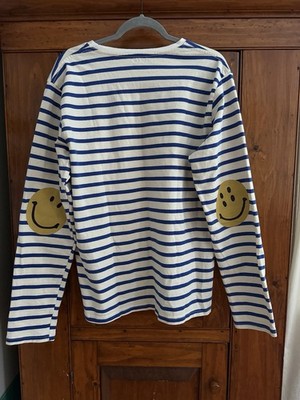 Kapital Men's Smiley Striped Long Sleeve size 5 (M/L) made in