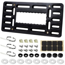 Car License Plate Holder Front Plastic License Plate Bracket Holder Mount