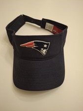 Reebok New England Patriots Logo Visor Hat Adjustable NFL One Size Fits All Blue