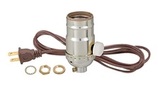 B&P Lamp Vintage Table Lamp Wiring Kit With Full-range dimmer Socket