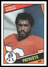 1984 Topps #140 Stanley Morgan New England Patriots