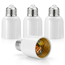 E26 to E39 Socket Adapter, 4 Pack Medium Standard E26 Screw Base to E39 Mogul Li
