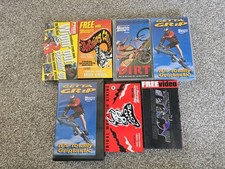 Mountain Biking VHS Job Lot x7 Dirt Mud Cows Getta Grip