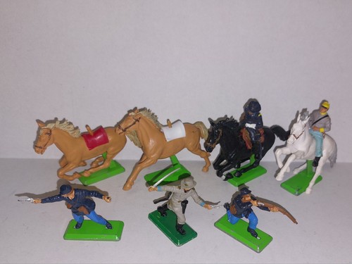 Britains Deetail Ltd. Bürgerkrieg Spielzeugsoldaten - 7 Stück - Bild 2 von 11