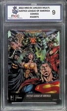 Justice League of America DC Hybrid MGC 9 Graded Trading Card 