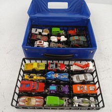 Hot Wheels 24-Car Carrying Case Lot Mixed Models  Years Diecast Vehicles Set