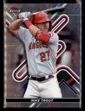 Mike Trout 2022 Finest #27 Los Angeles Angels