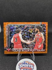 2025-26 Topps - Orange Geometric /25!! Windy City Wonder Young Bulls Play Tough