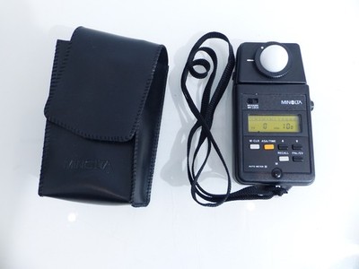 Minolta Auto Meter III Lichtmesser Belichtungsmesser in Tasche gebraucht #10 L