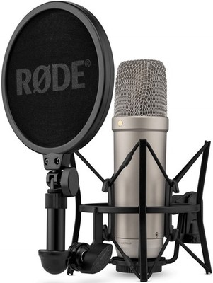 Rode NT1 5th Generation Condenser Microphone ShockMount (Silver) PRO