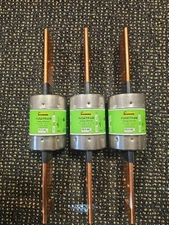 Bussmann Lot Of (3) FUSETRON FRS-R-400 Dual-Element Fuses Great Condition 