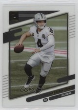2021 Panini Clearly Donruss Gold Derek Carr #28 1d8g