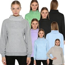 Women Sweatshirt Hiking Top Casual Blouse Basic Pullover Long Sleeve Going Out
