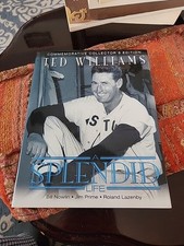TED WILLIAMS Commemorative Collector's Edition A Splendid Life Hardcover, DJ.