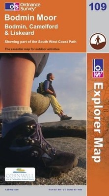 Bodmin Moor (Explorer Maps) (OS Explorer... by Ordnance Survey Sheet map, folded