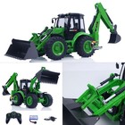HUINA 1/14 9CH 1579 2.4G Radio Control Backhoe Excavator Loader Model Sound RTR — photo 4