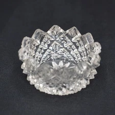 Westmoreland Clear Glass English Hobnail Open Salt Cellar